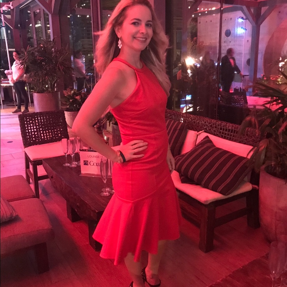 Red dress